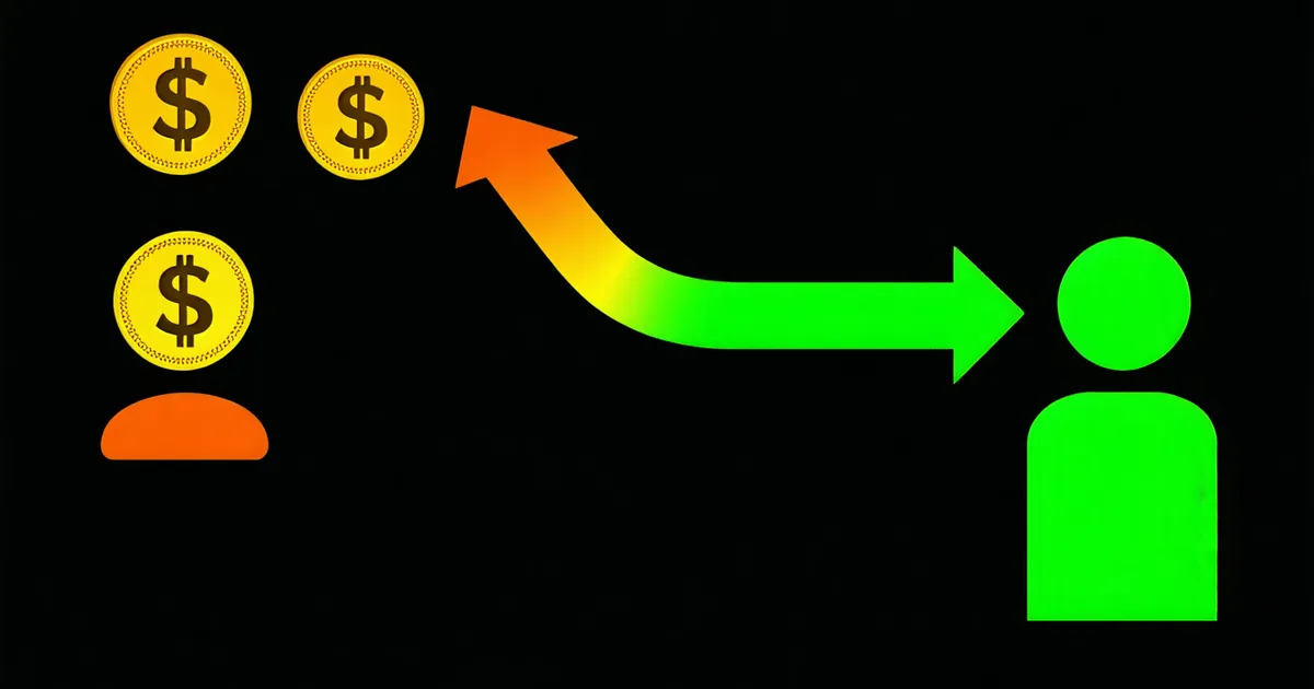 Blog cover: sub goal economics illustration with two different models compared